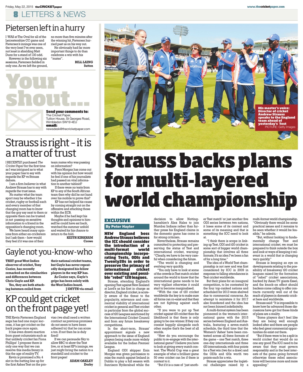 The Cricket Paper Preview Pages