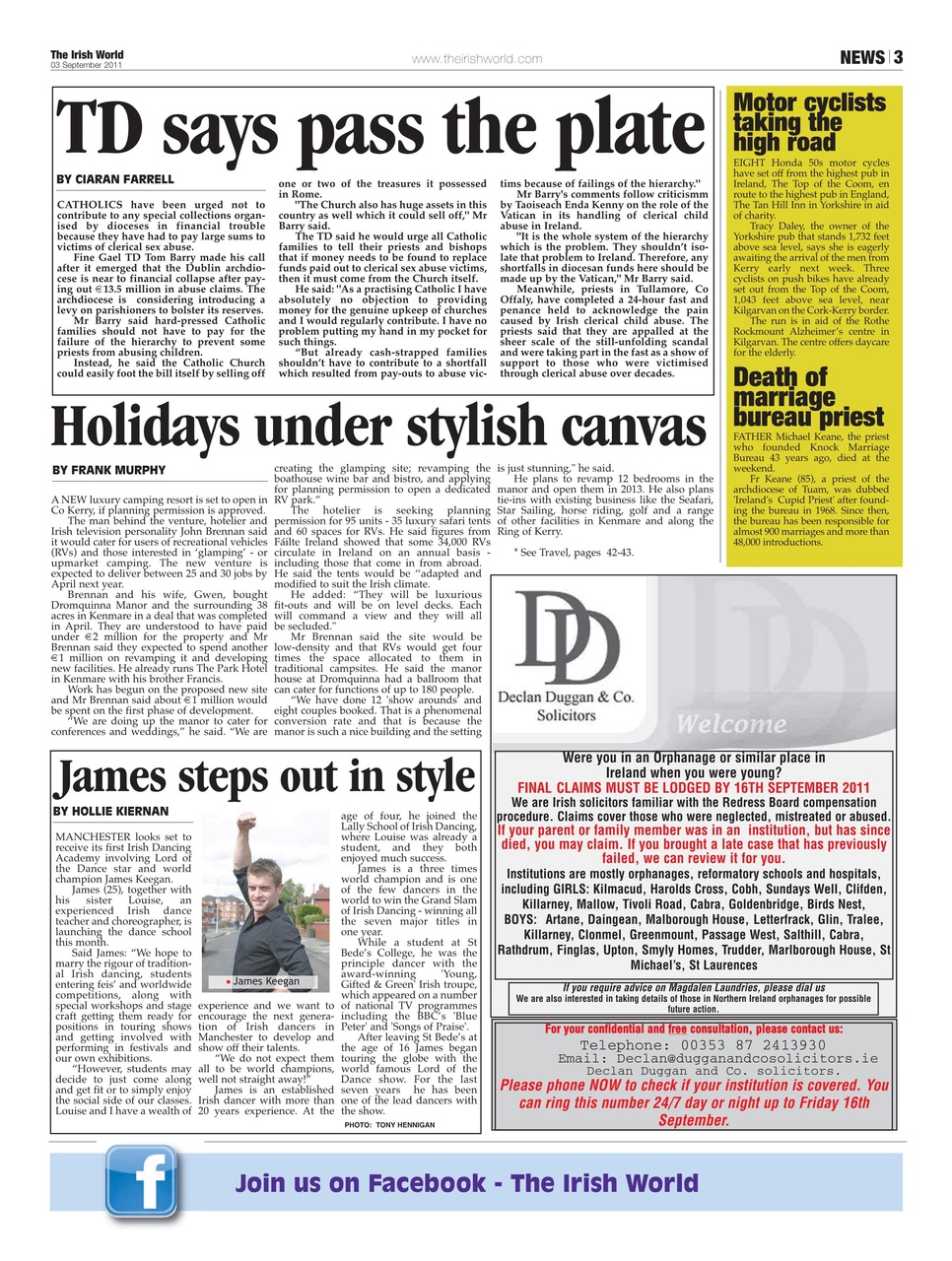 Irish World Preview Pages