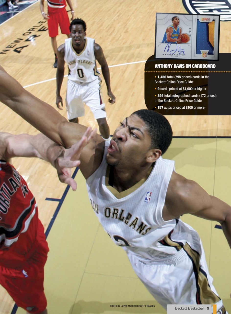 Beckett Basketball Magazine Preview Pages