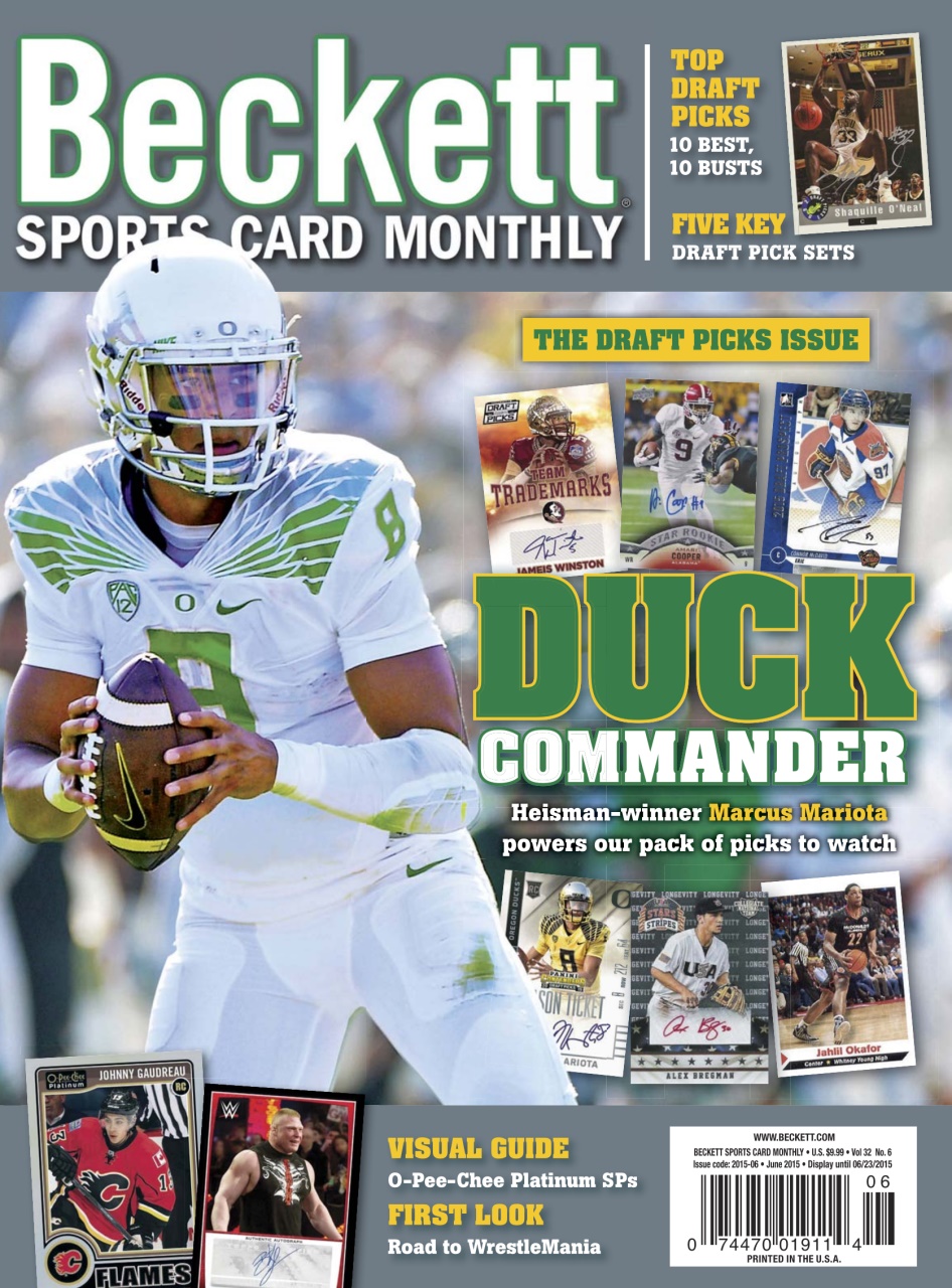 Sports Card Monthly Magazine Preview Pages