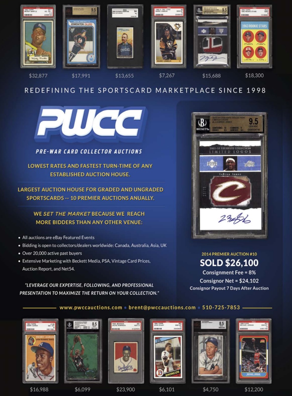 Sports Card Monthly Magazine Preview Pages