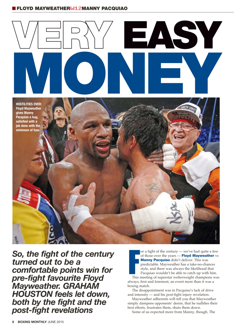 Boxing Monthly Preview Pages
