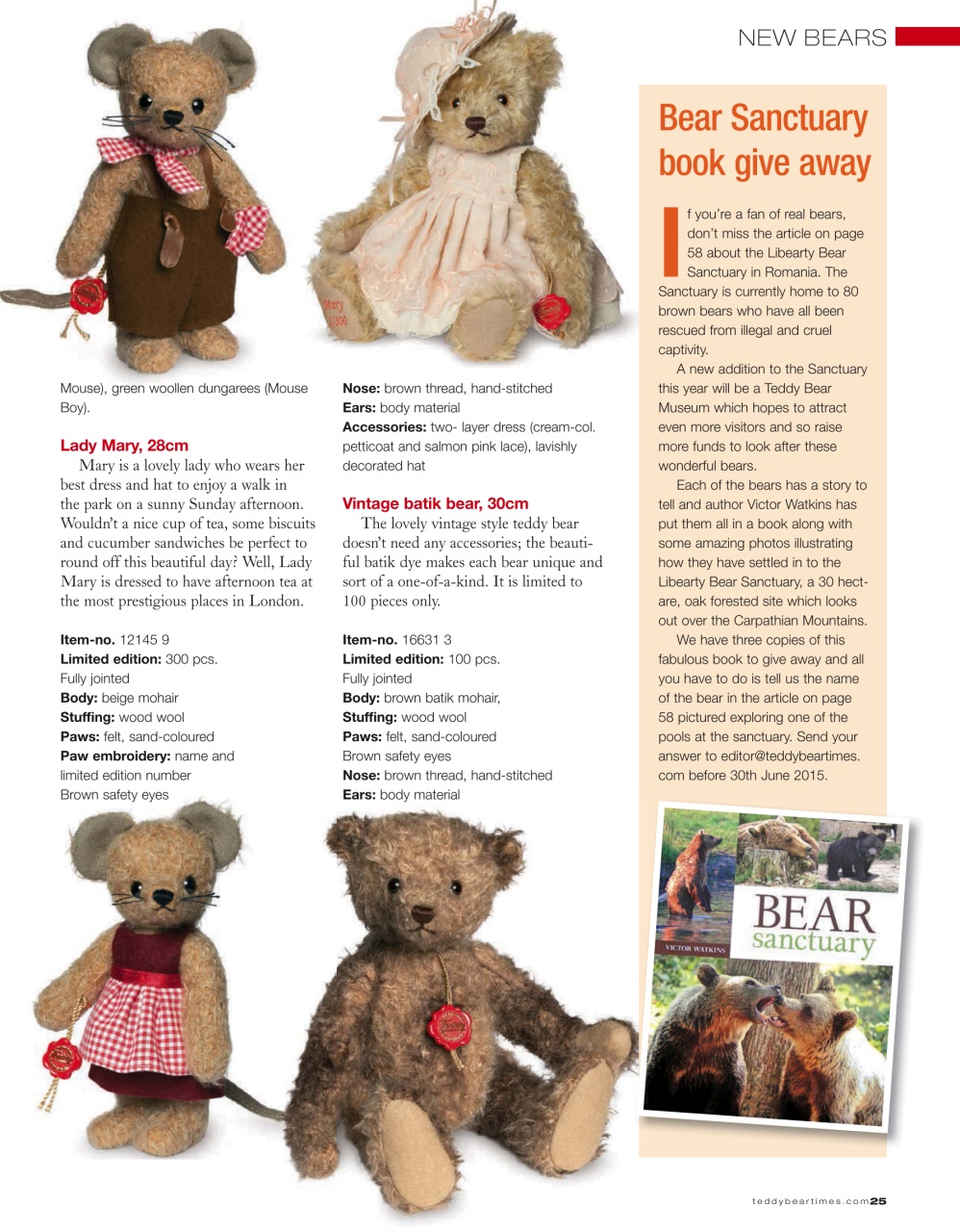 Teddy Bear Times Preview Pages