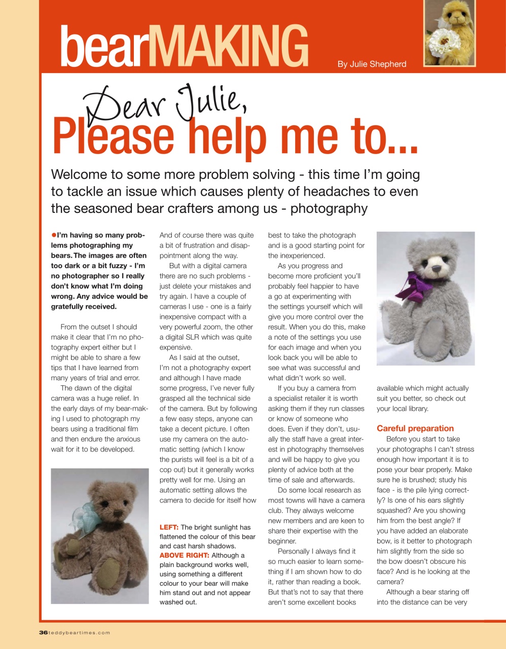 Teddy Bear Times Preview Pages