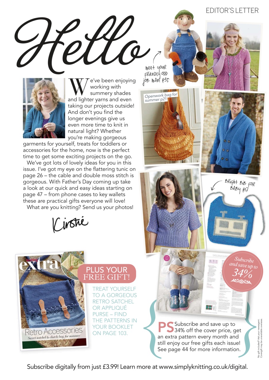 Simply Knitting Preview Pages