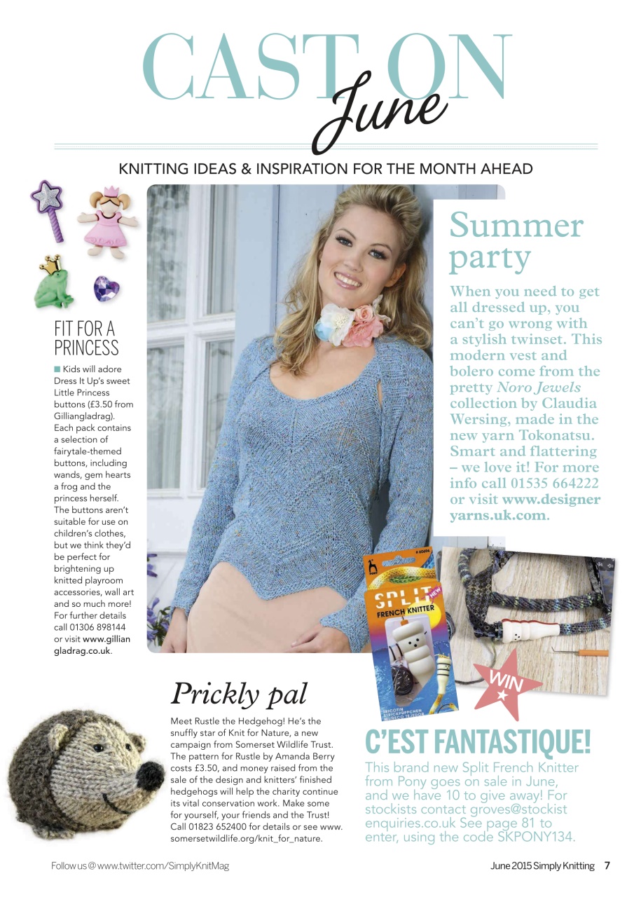 Simply Knitting Preview Pages