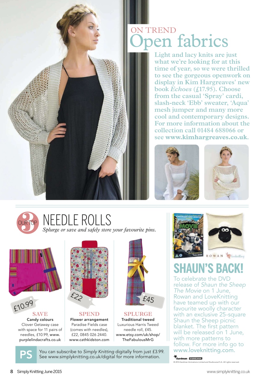 Simply Knitting Preview Pages