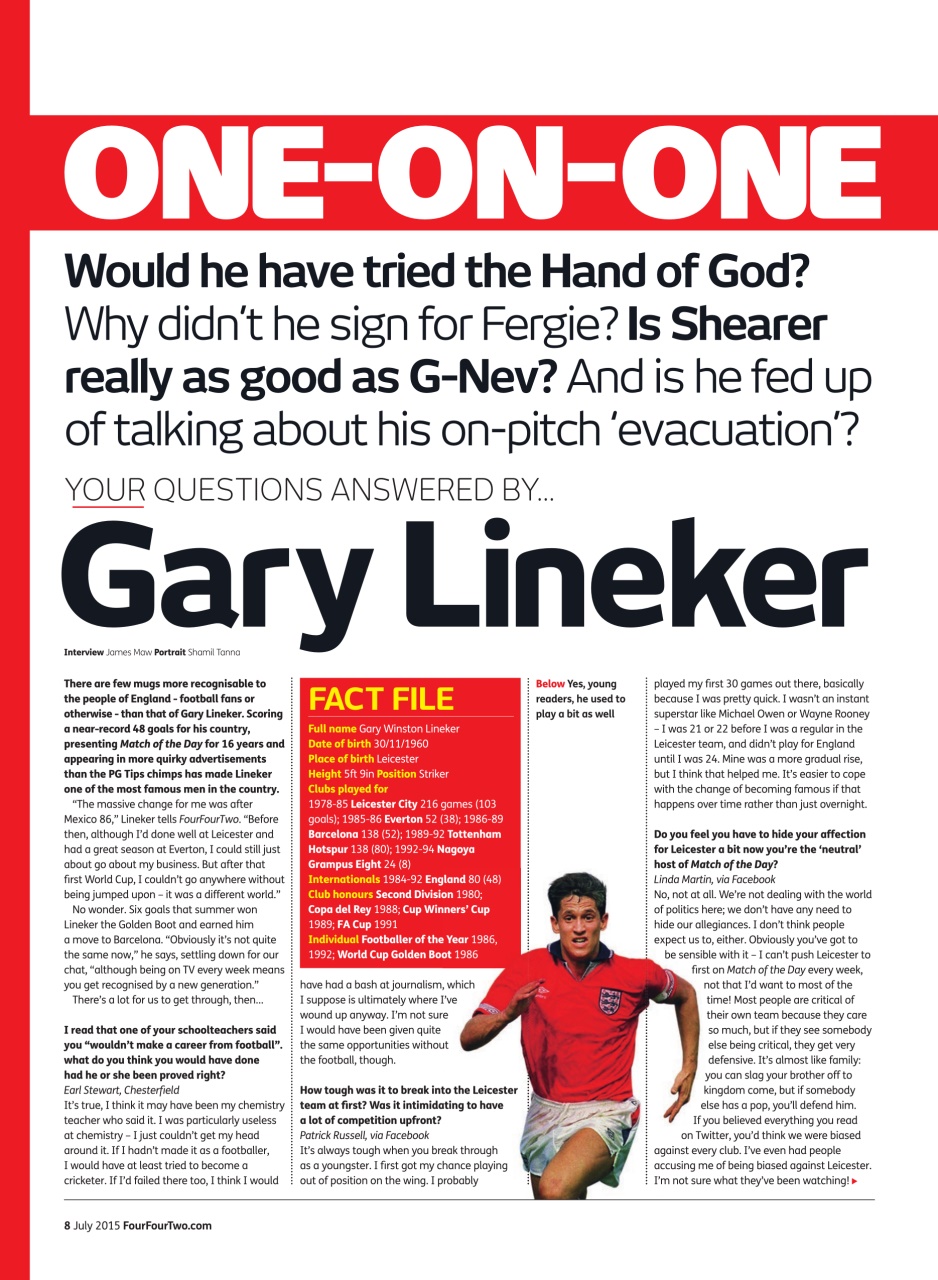 FourFourTwo Preview Pages