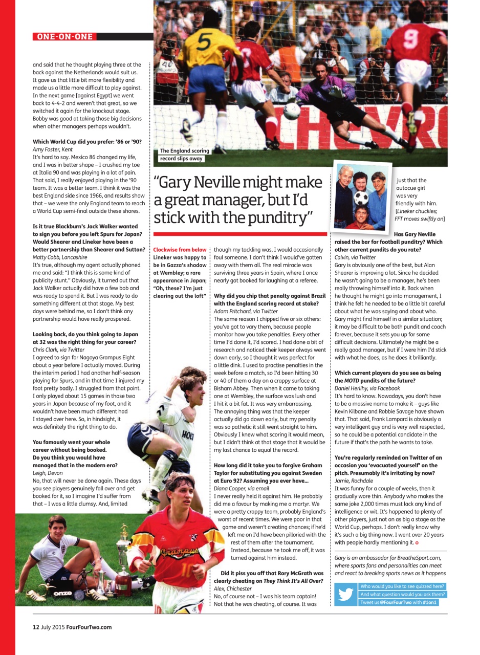 FourFourTwo Preview Pages