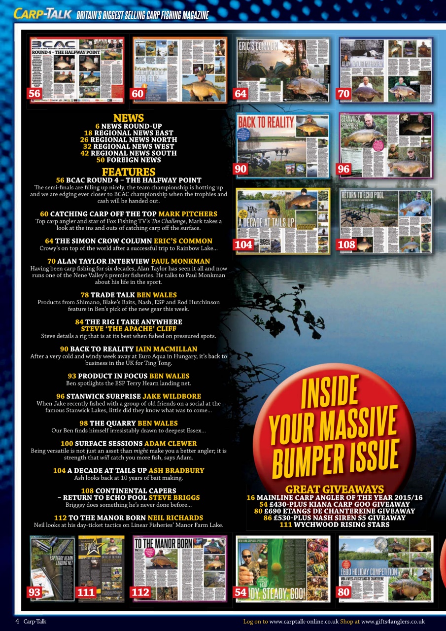 Carp-Talk Preview Pages
