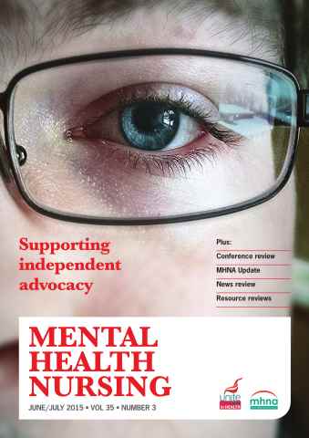 Mental Health Nursing issue Mental Health Nursing June 2015 