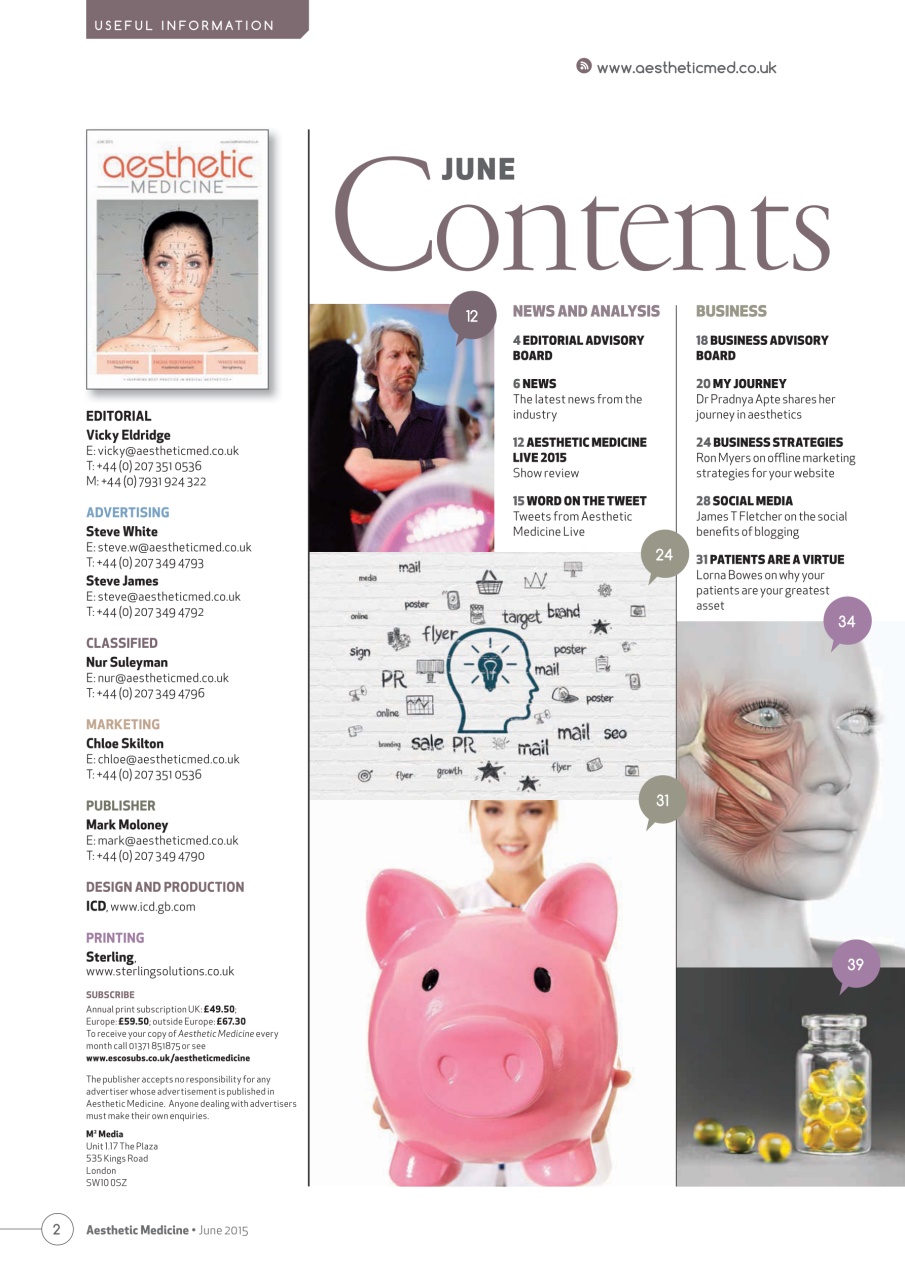 Aesthetic Medicine Preview Pages