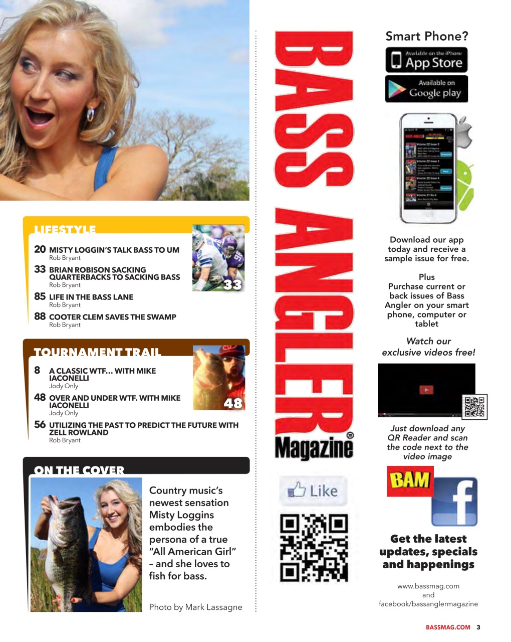 BASS ANGLER MAGAZINE Preview Pages