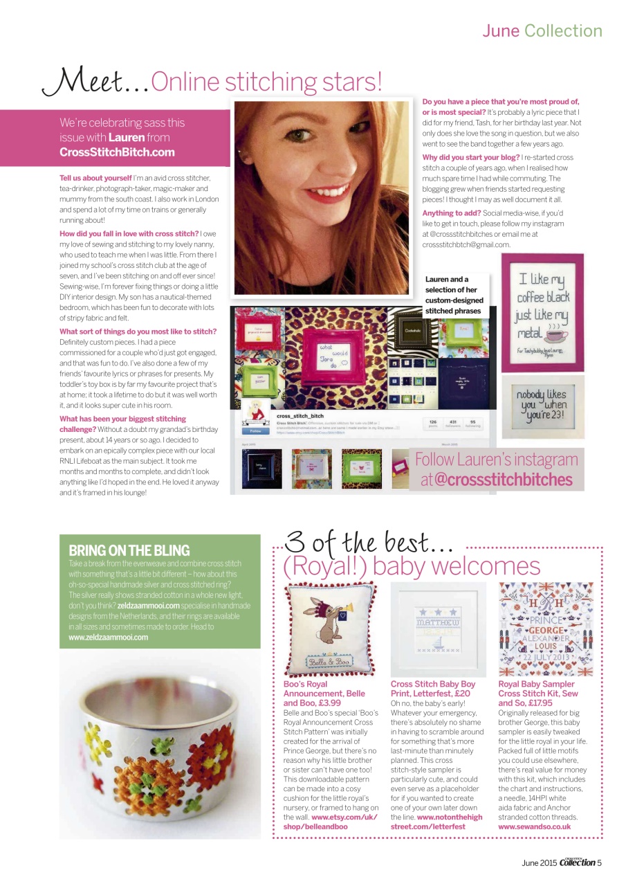 Cross Stitch Collection Preview Pages