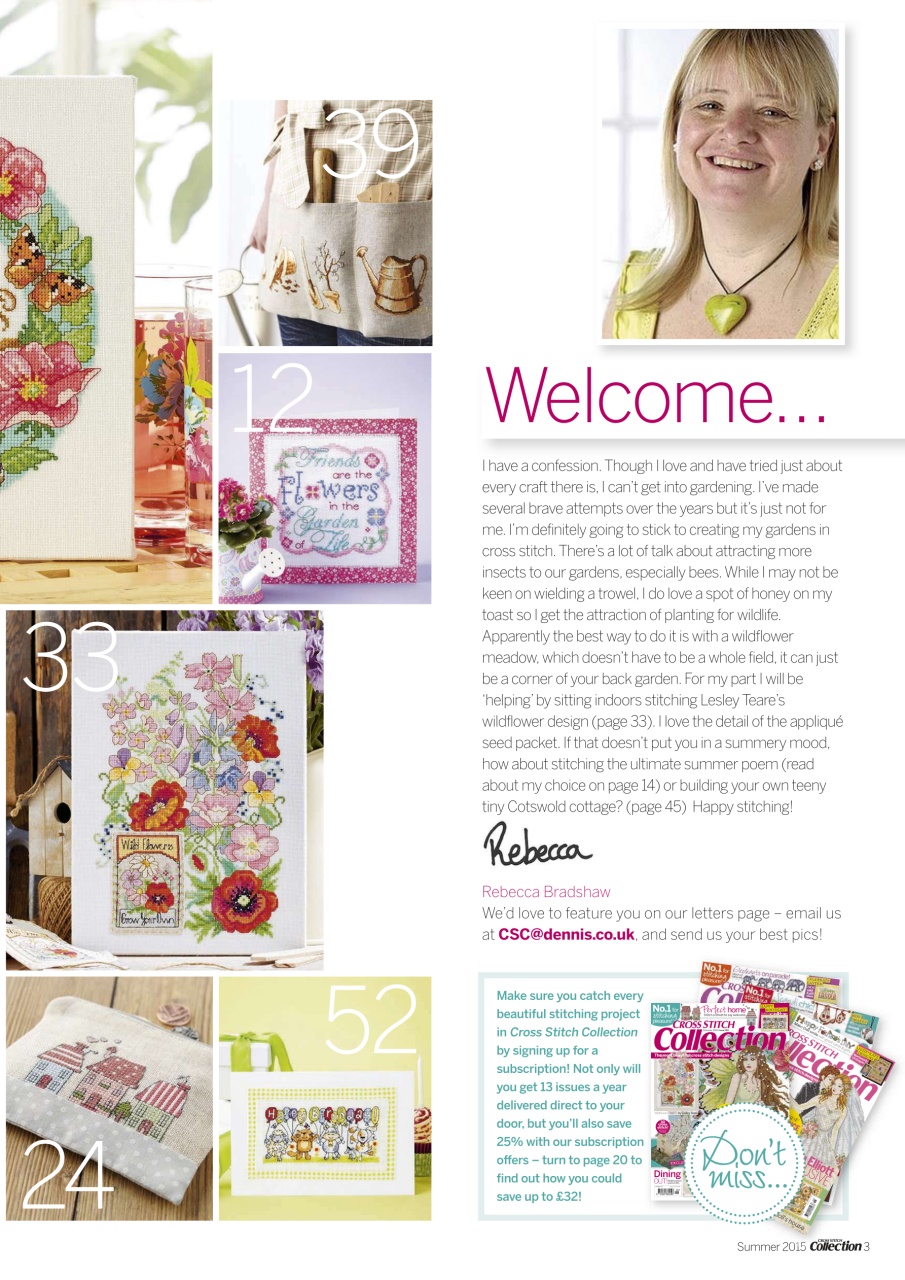 Cross Stitch Collection Preview Pages