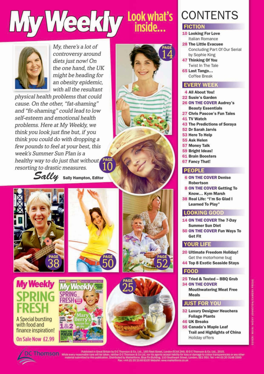 My Weekly Preview Pages