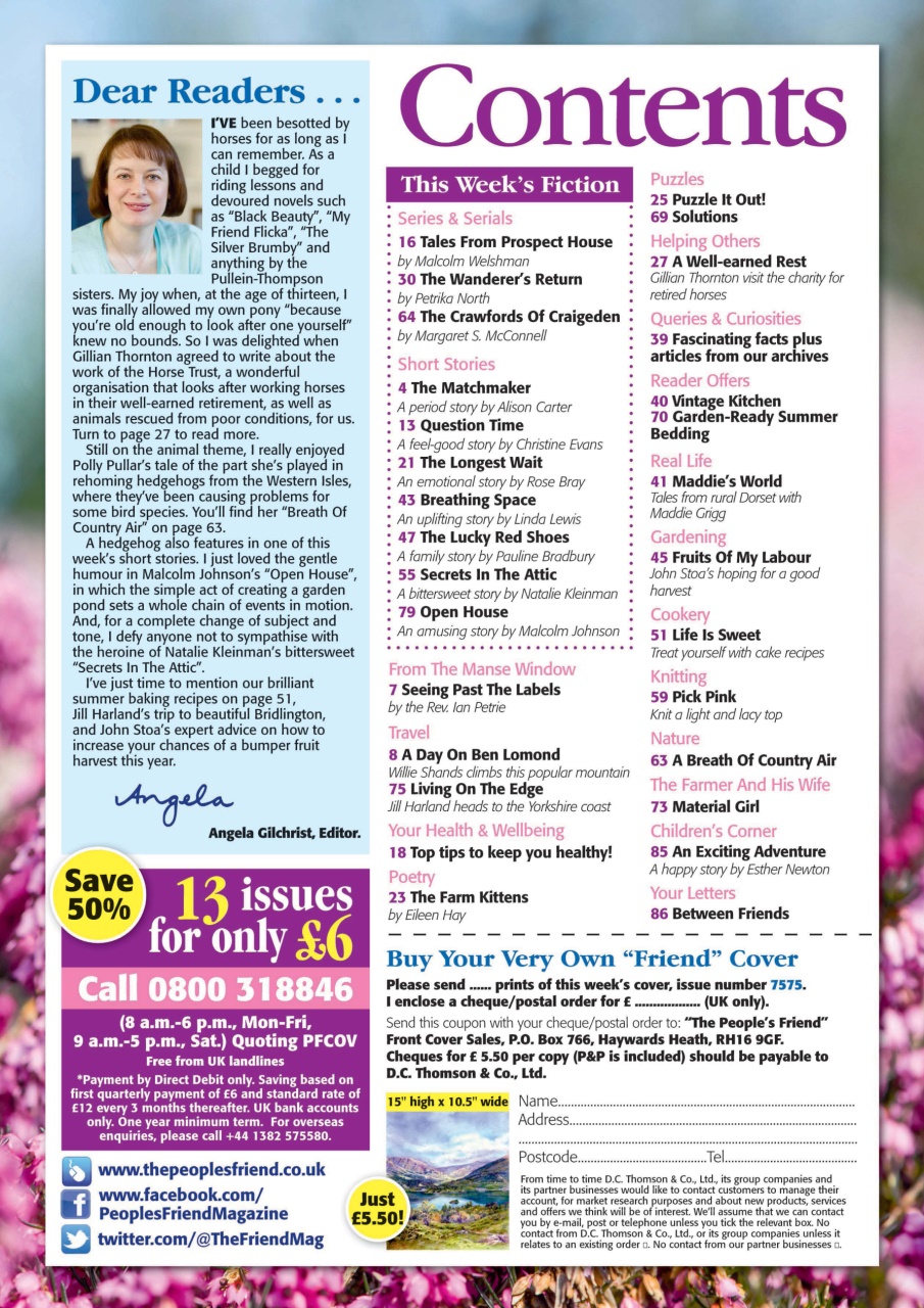 The People’s Friend Preview Pages