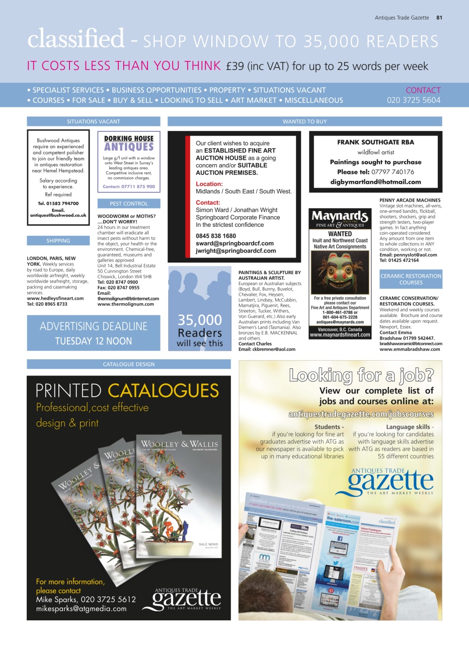 Antiques Trade Gazette Preview Pages