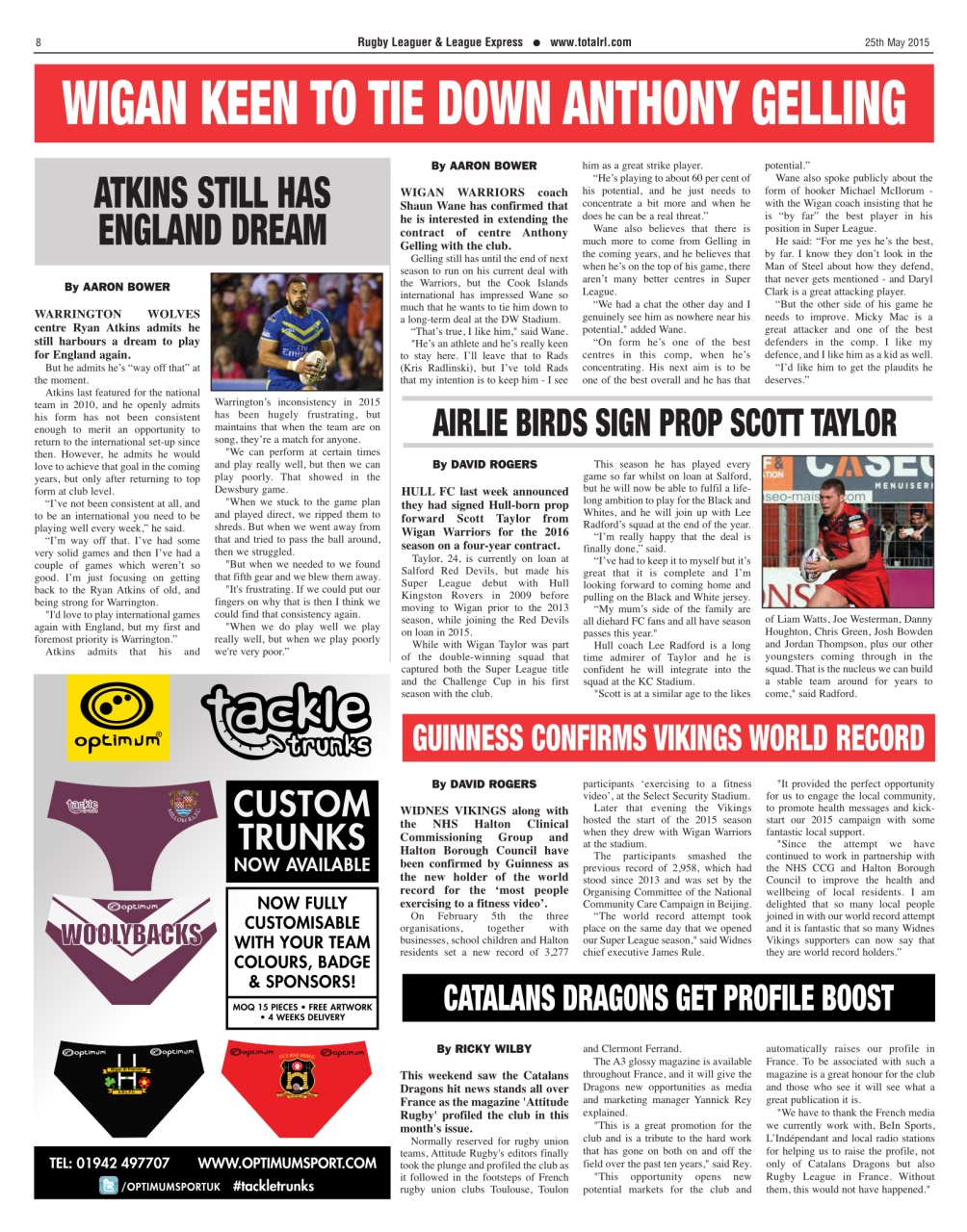 League Express Preview Pages