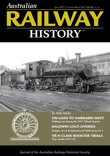 Australian Railway History issue 