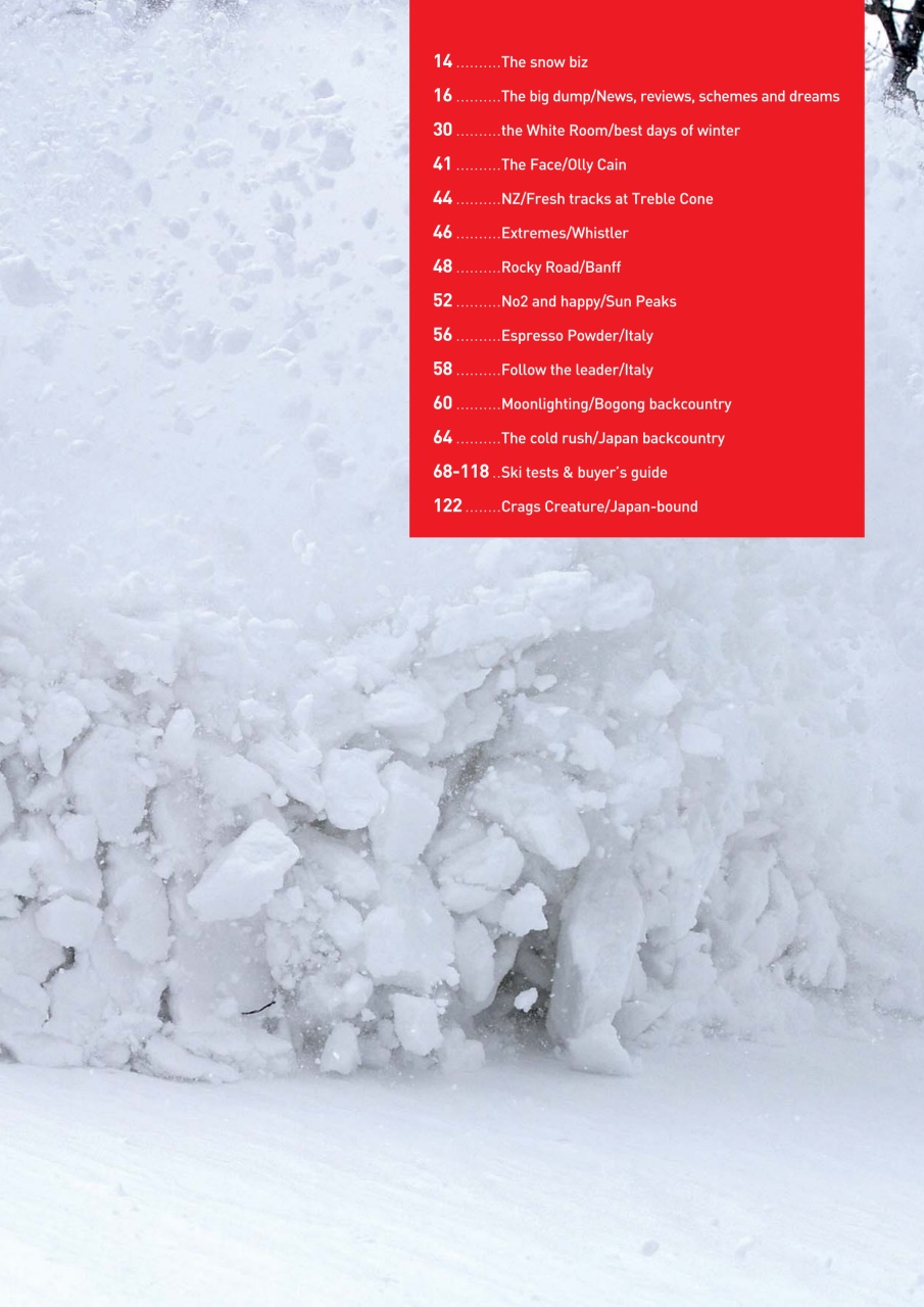 SkiMag Preview Pages