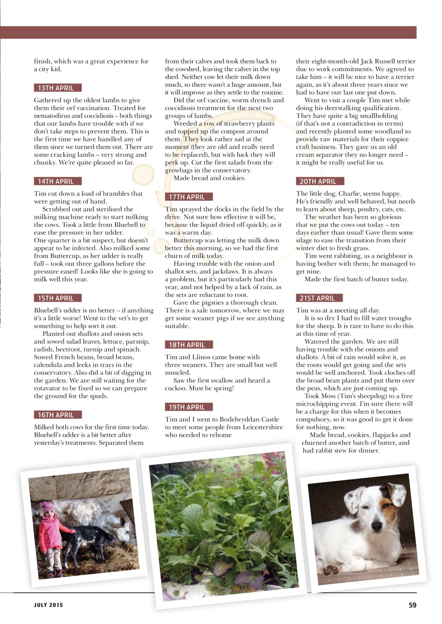 Home Farmer Magazine Preview Pages