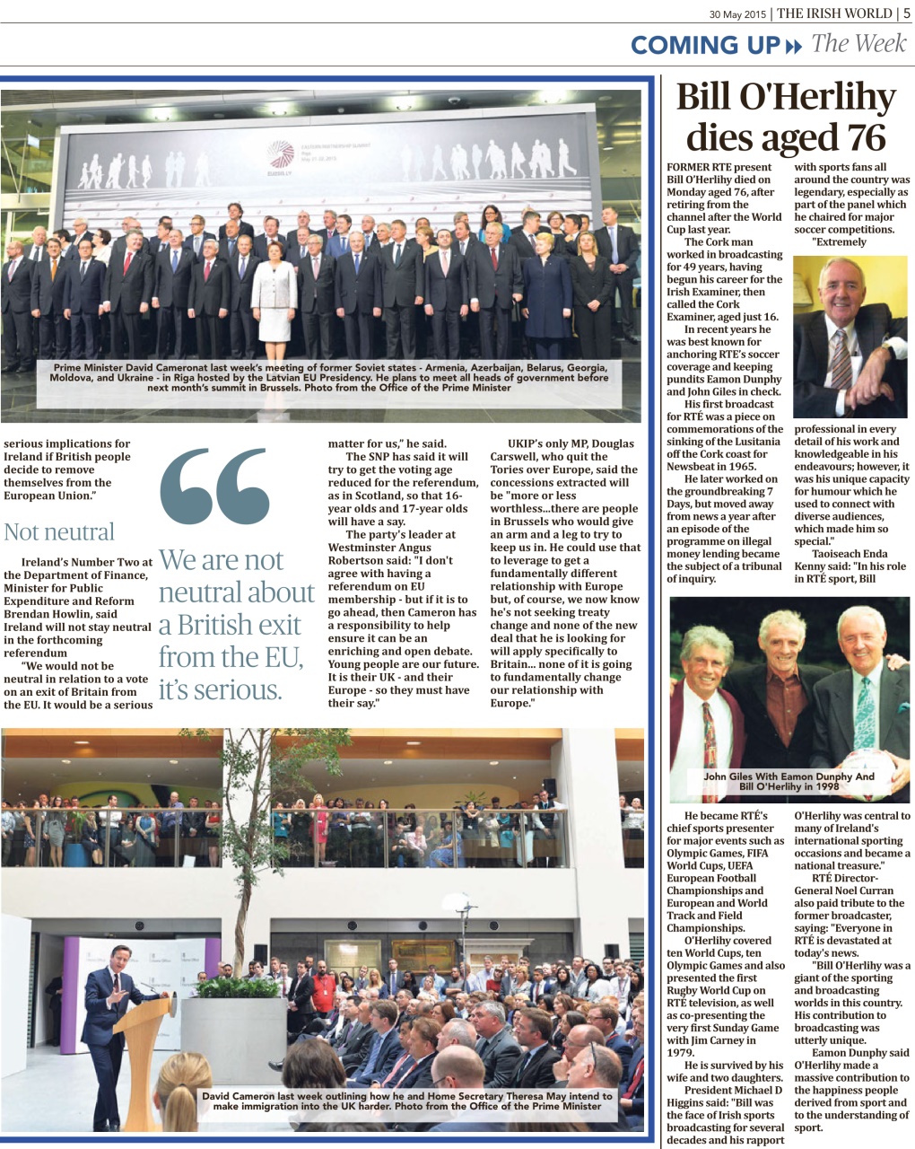 Irish World Preview Pages