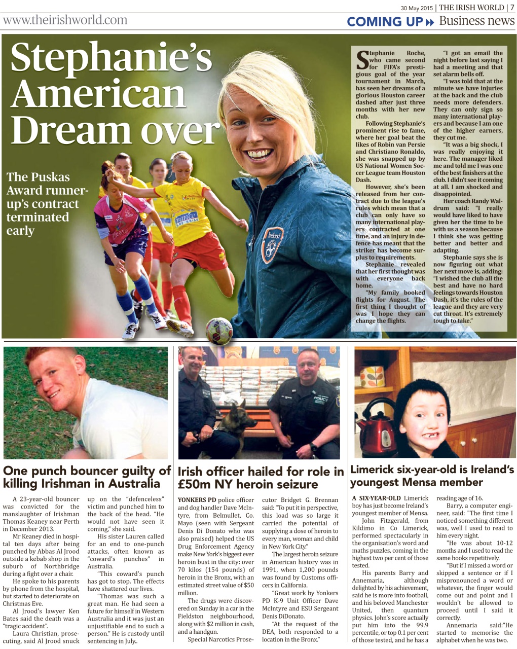 Irish World Preview Pages