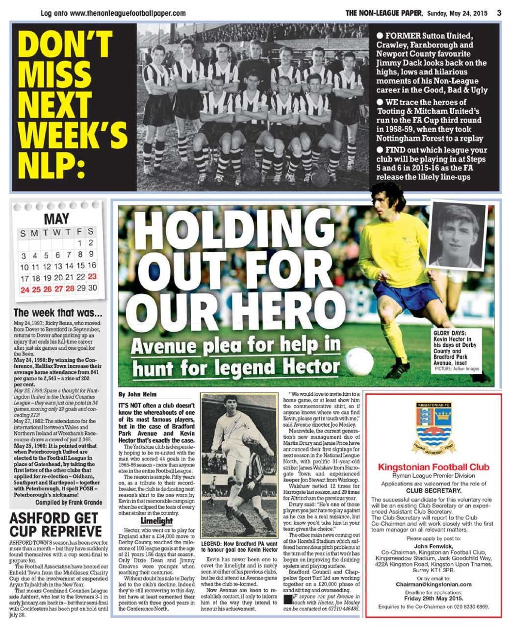 The Non-League Football Paper Preview Pages