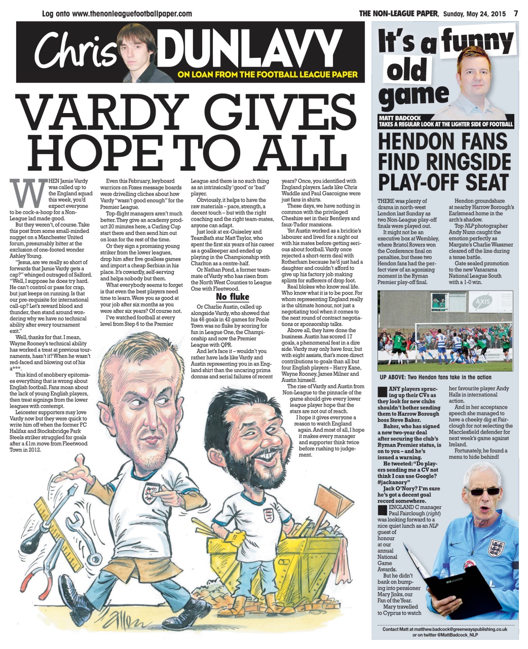 The Non-League Football Paper Preview Pages