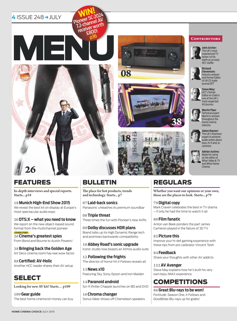 Home Cinema Choice Preview Pages