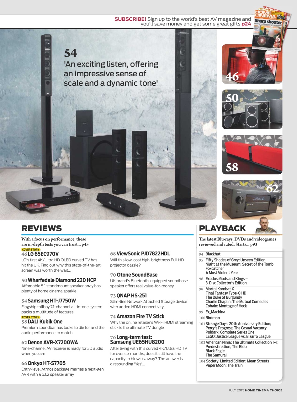 Home Cinema Choice Preview Pages