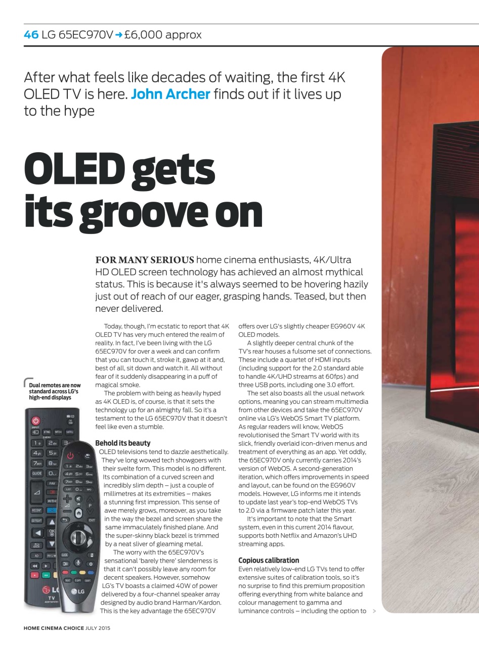 Home Cinema Choice Preview Pages