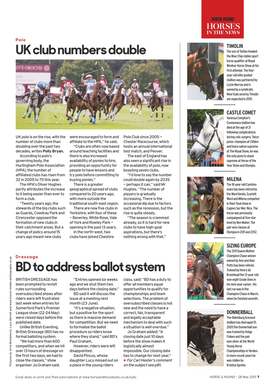 Horse & Hound Preview Pages