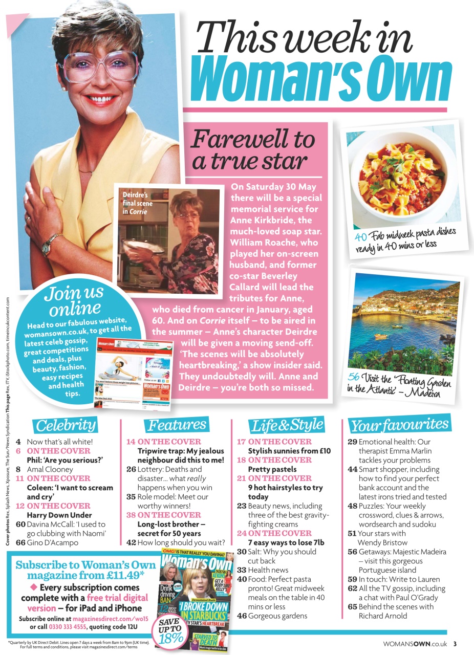 Woman's Own Preview Pages