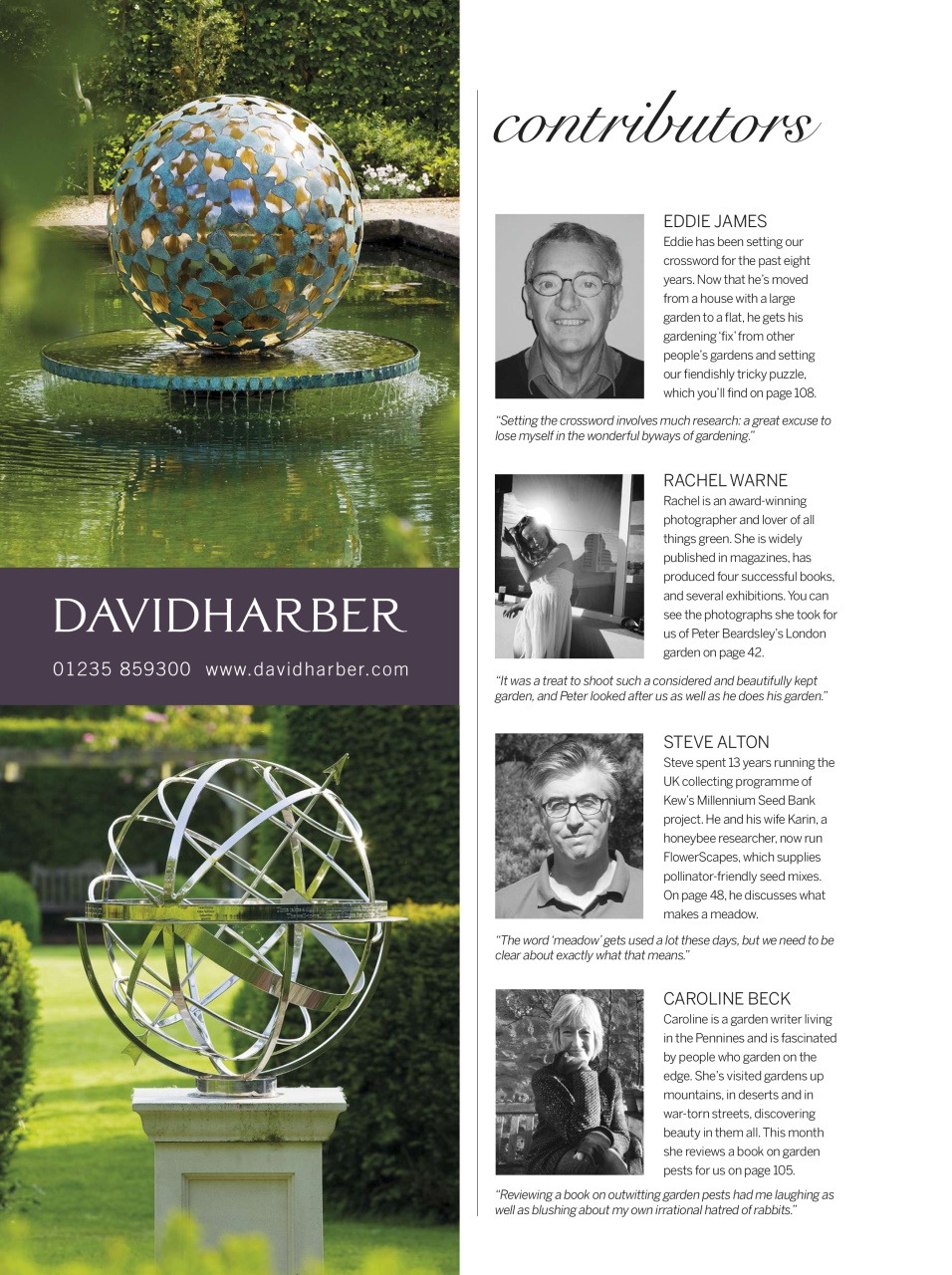 Gardens Illustrated Preview Pages