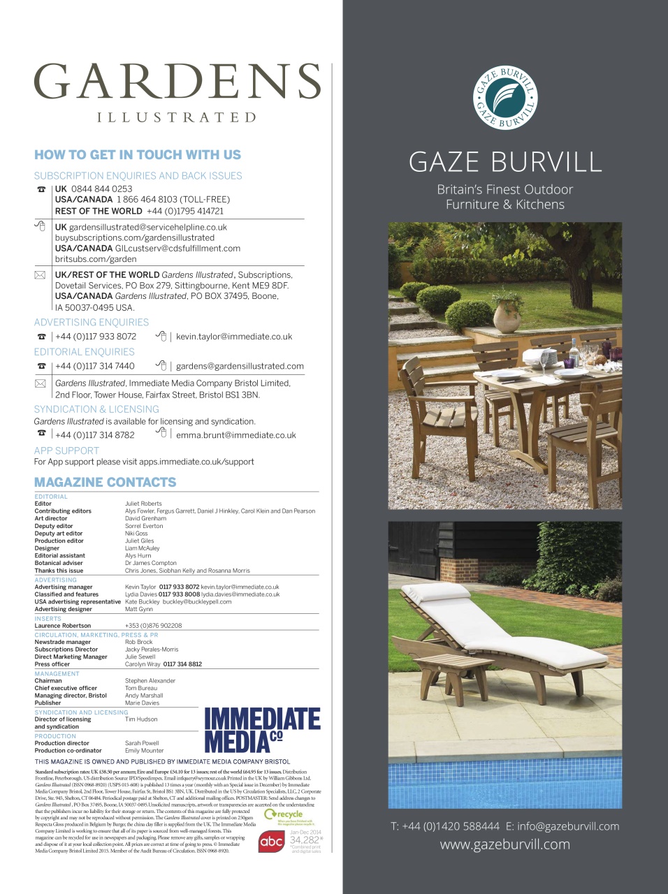 Gardens Illustrated Preview Pages