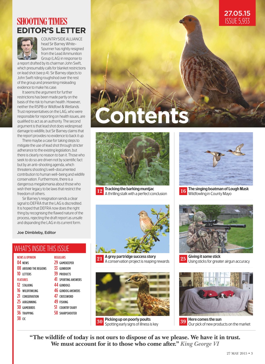 Shooting Times & Country Preview Pages