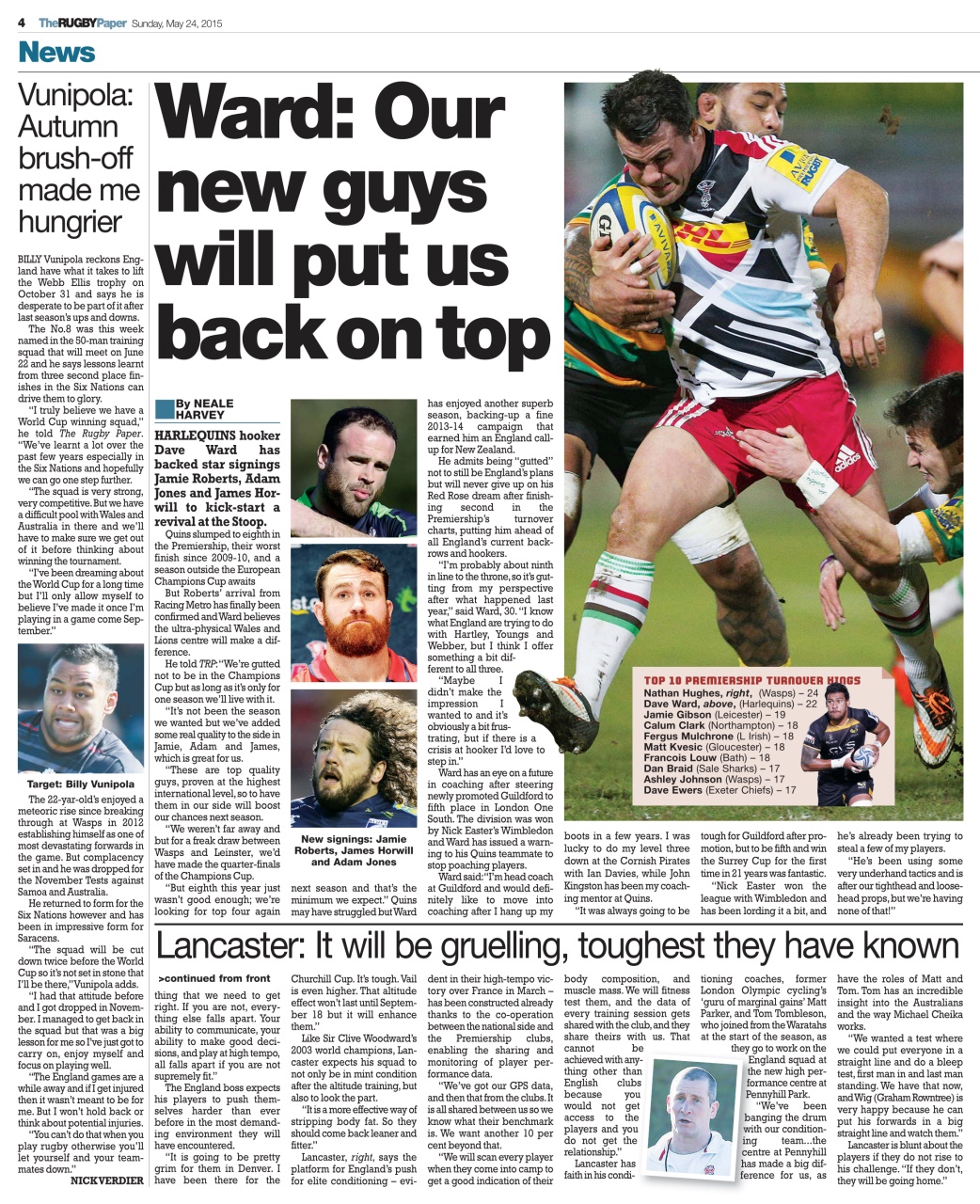 The Rugby Paper Preview Pages