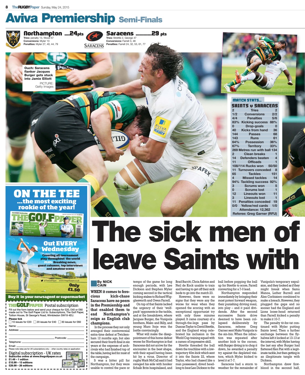 The Rugby Paper Preview Pages
