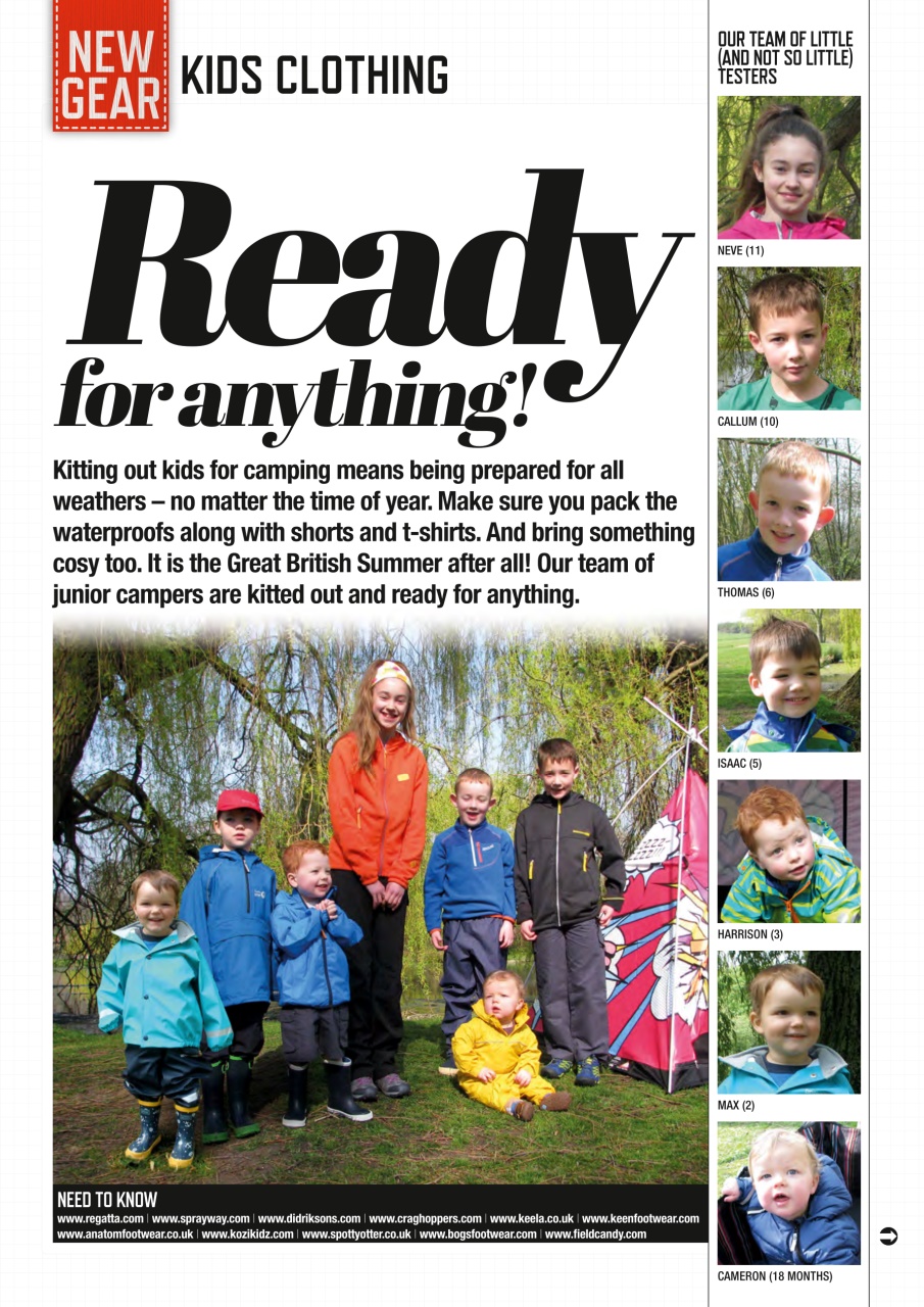 Camping Preview Pages