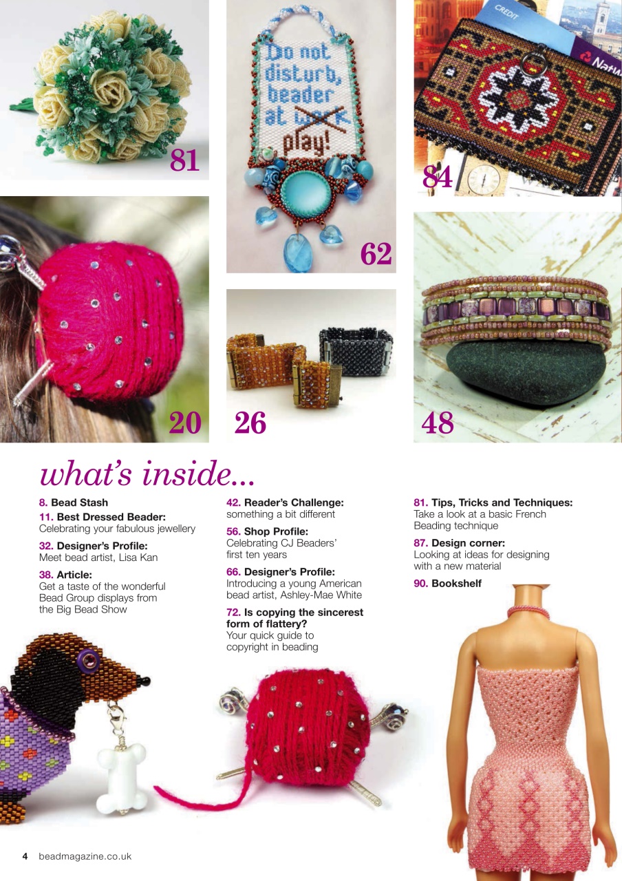 Bead & Jewellery Magazine Preview Pages