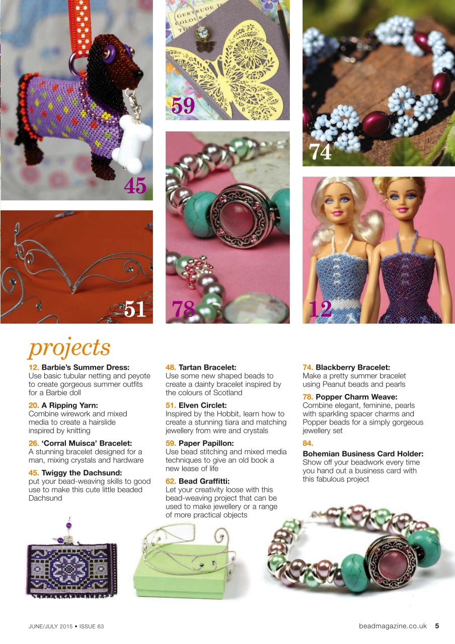 Bead & Jewellery Magazine Preview Pages