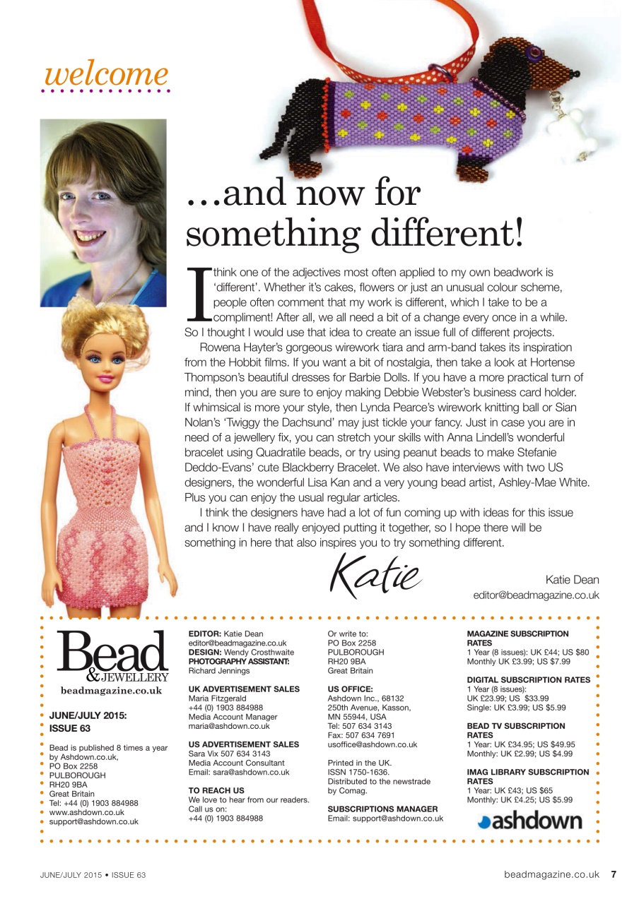 Bead & Jewellery Magazine Preview Pages