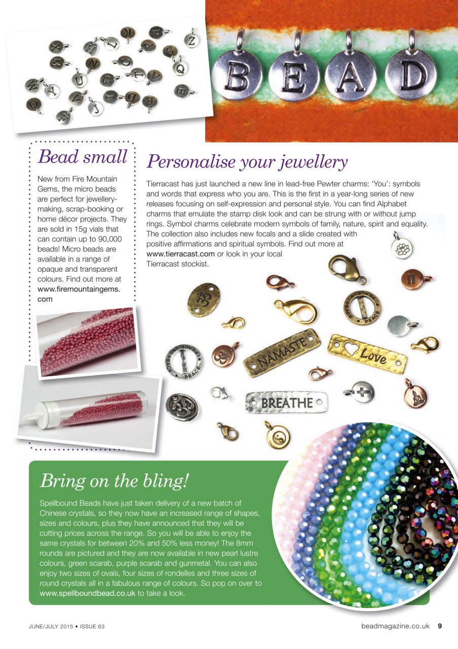Bead & Jewellery Magazine Preview Pages