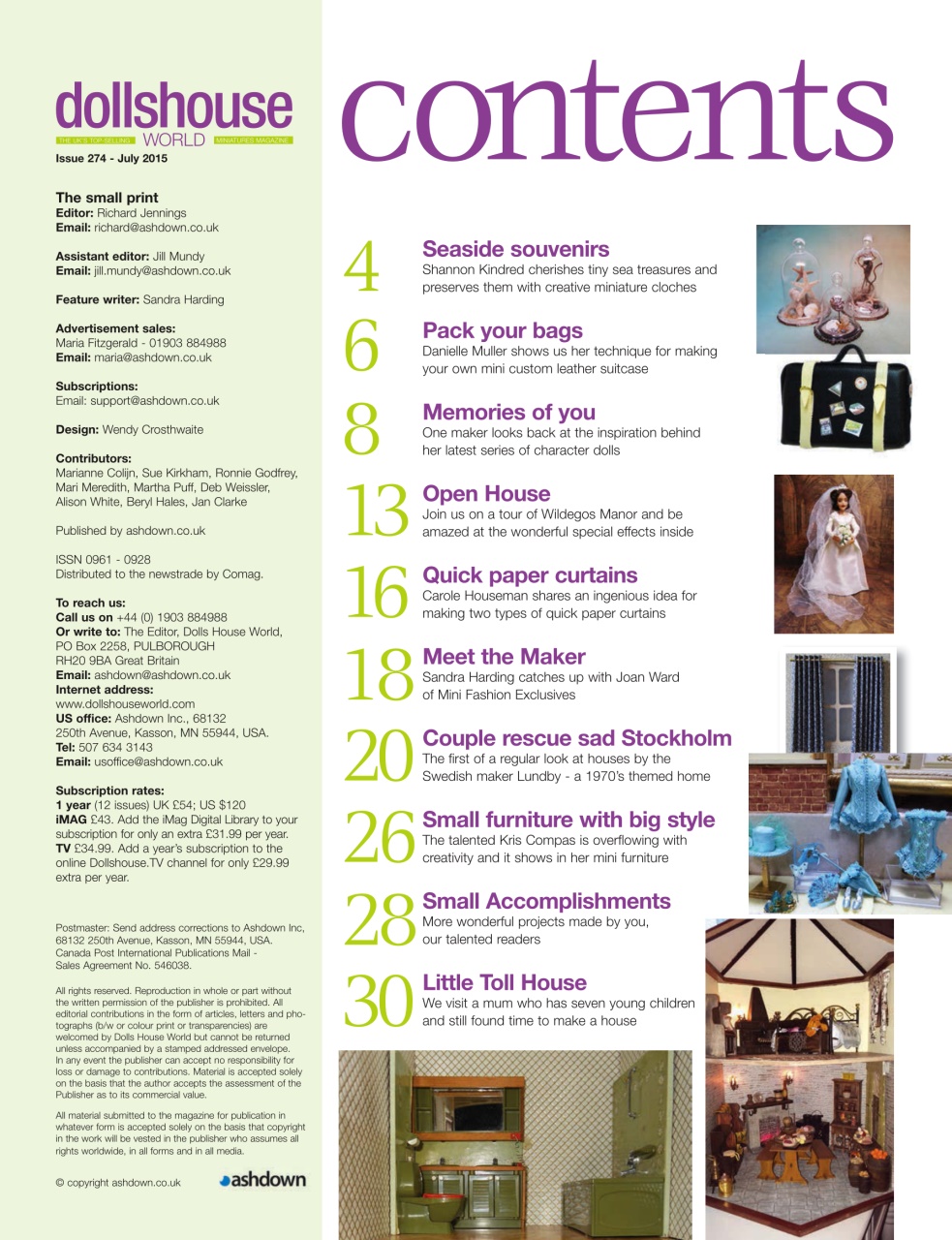 Dolls House World Preview Pages