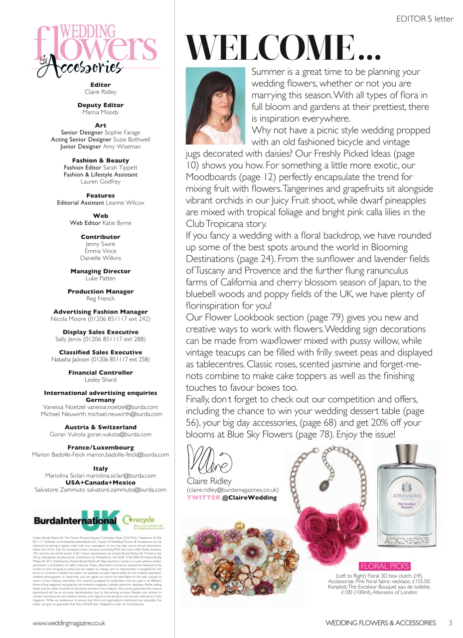 Wedding Flowers Magazine Preview Pages