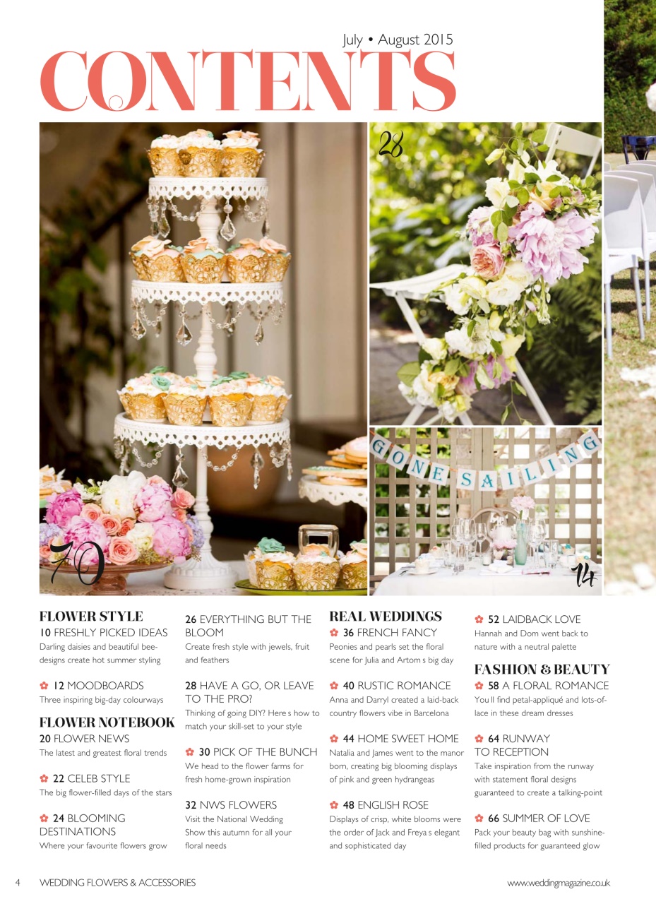 Wedding Flowers Magazine Preview Pages