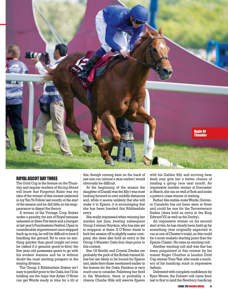 Racing Ahead Preview Pages