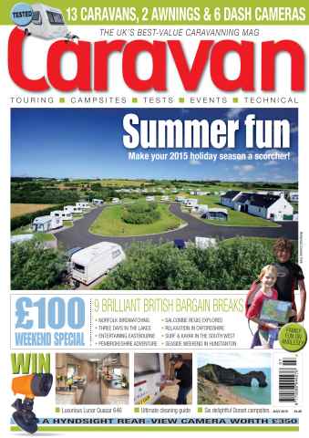 Caravan Magazine issue Brilliant British Bargain Breaks | July 2015 | Caravan Magazine
